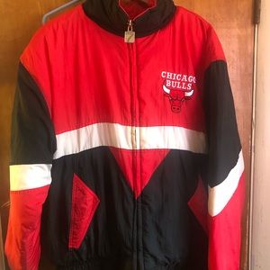 Chicago Bulls logo 7 Puffer jacket large